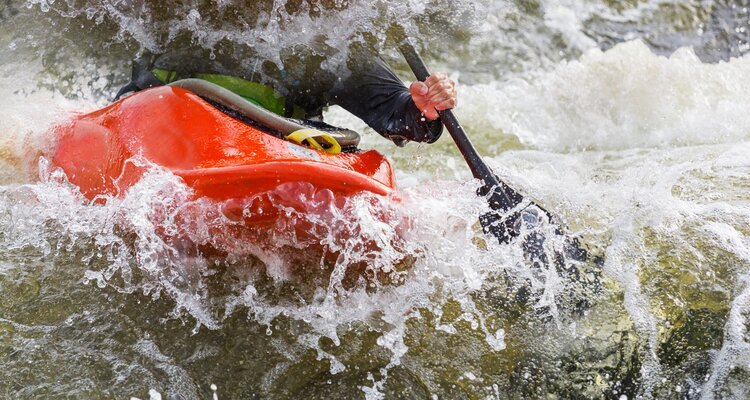 Whitewater drifting is an adventurous and popular activity in summer.