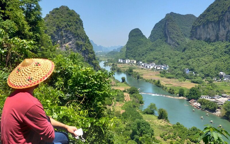Wandern entlang des Li-Flusses