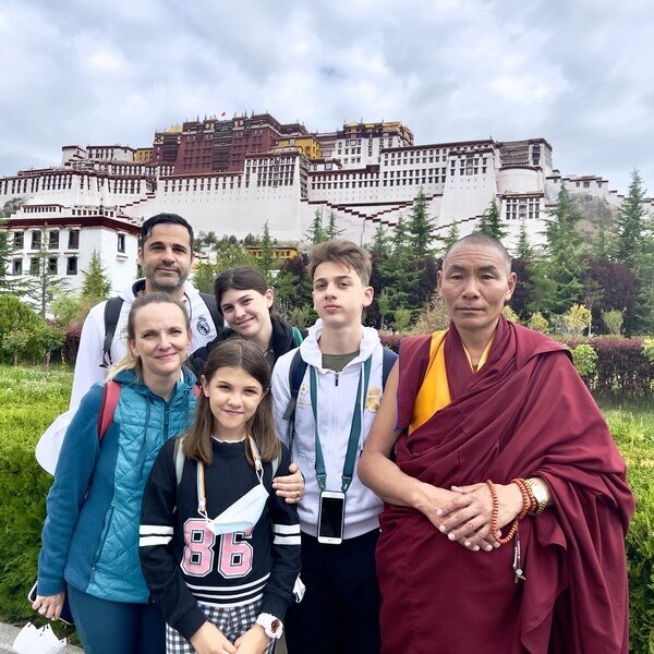 Kunden in Lhasa