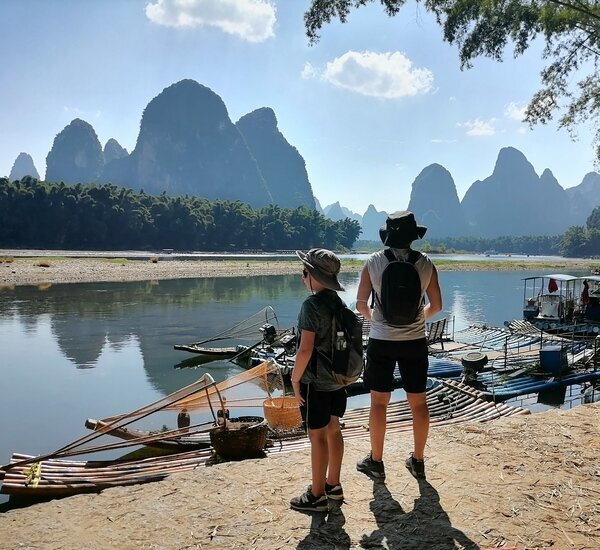 motobike ride in countryside 
