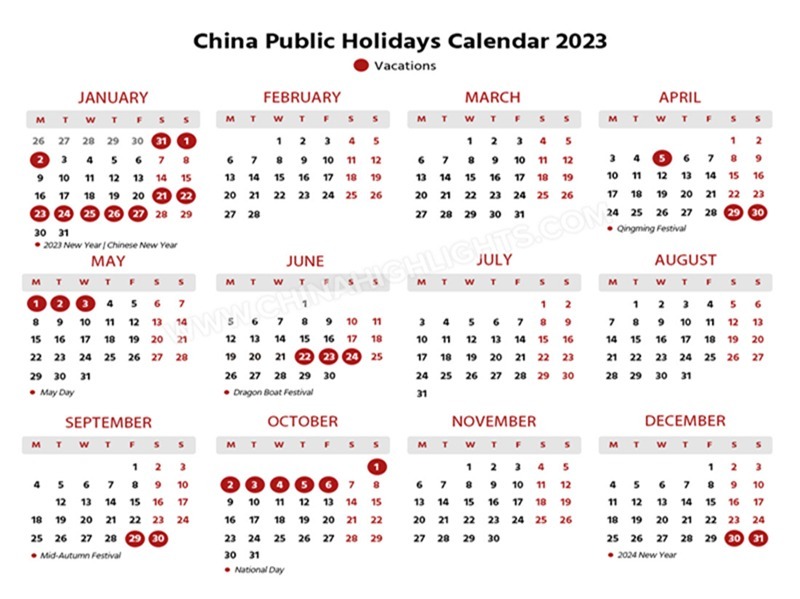 China Public Holidays 2024 Calendar Sayre Melody