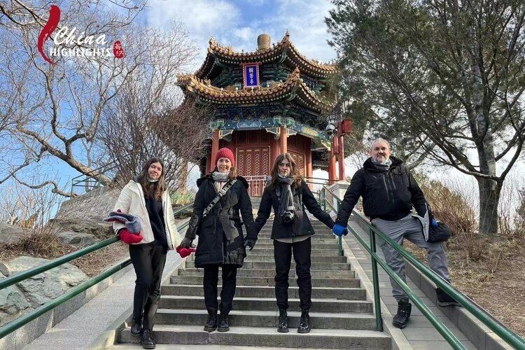 Our guests visited Jingshan Park