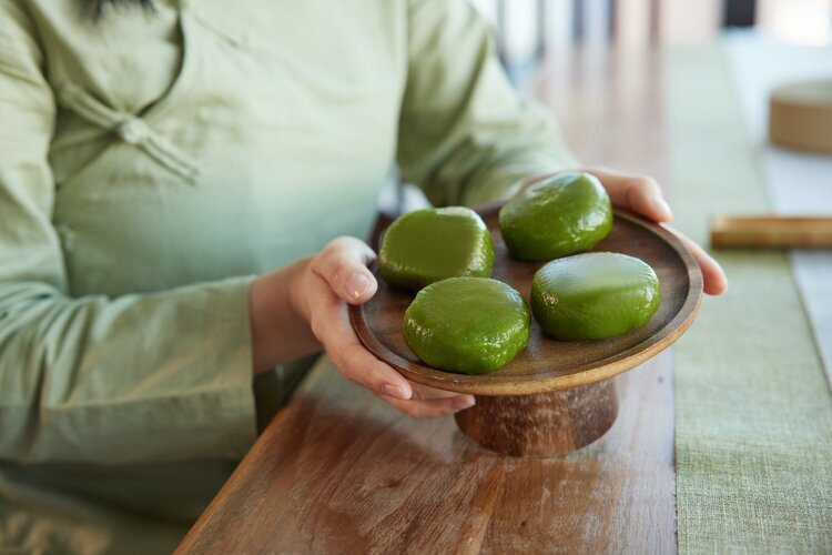 Зеленые пампушки