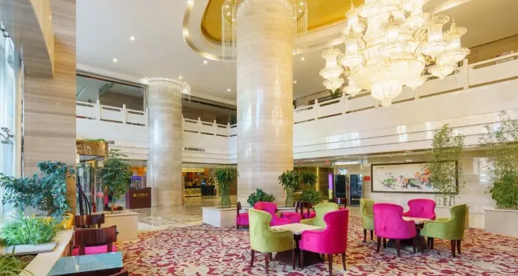 hotel lobby