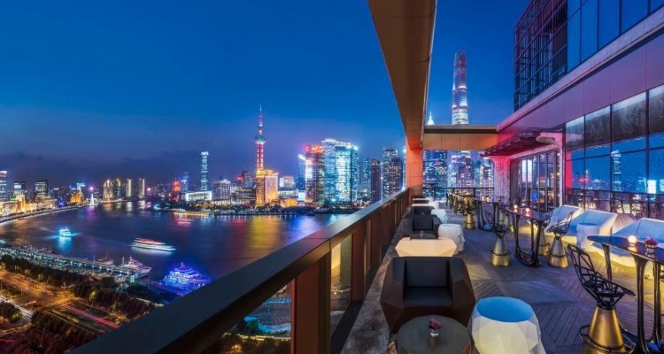 a roof bar with a great view