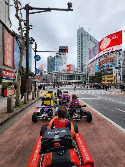 Kart experience in Shinjuku drive metropolitan area (*IDP required)