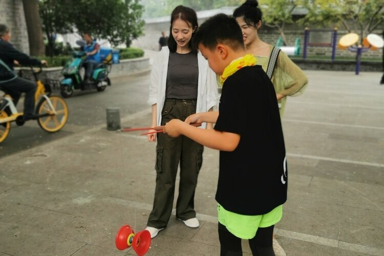 Our guests played Diabolo
