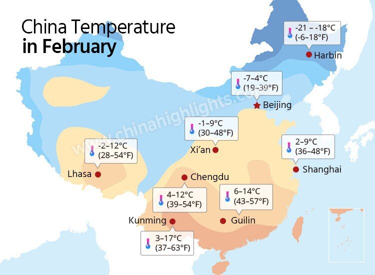 China in February