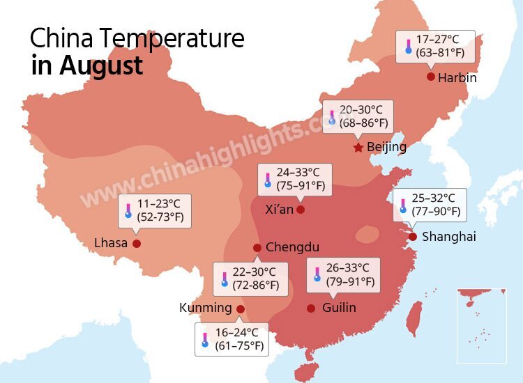 China Weather in August 2024 Weather Tips & Where to Go