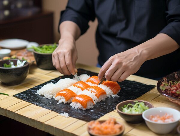 Experiencia auténtica de preparación de sushi