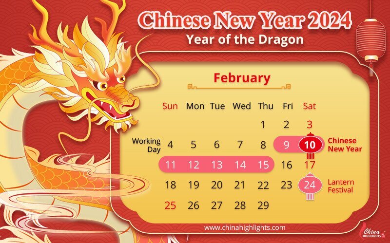 2024 Chinese Calendar 2024 Chinese Wall Lunar Calendars for Year of The  Dragon Schedule Calendar Chinese Fu Design Daily Calendar Traditional  Chinese