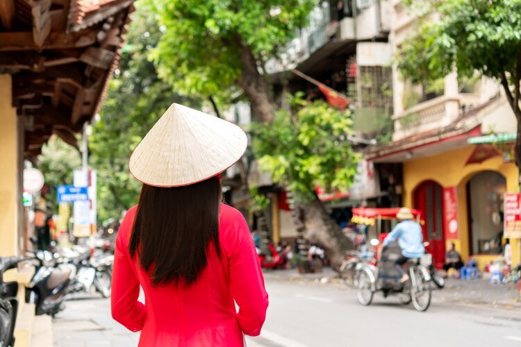 Cyclos-Fahrt in Hanoi