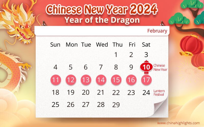 Chinese New Year (Lunar New Year) 2024: Calendar & Horoscope
