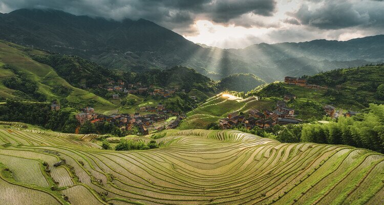 Les rizières en terrasses de Longji