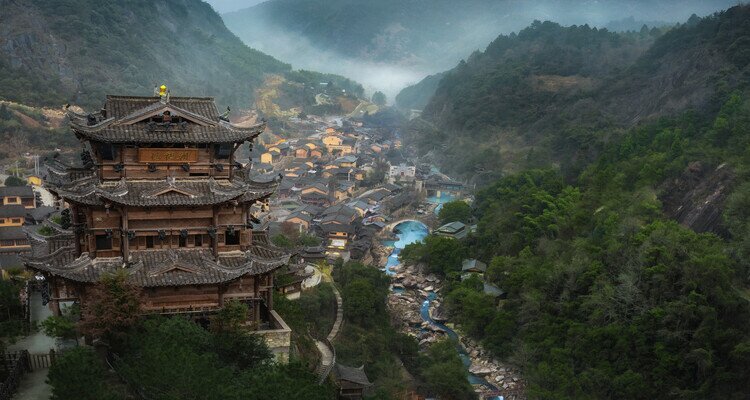 Vallée de Wangxiangu diurne