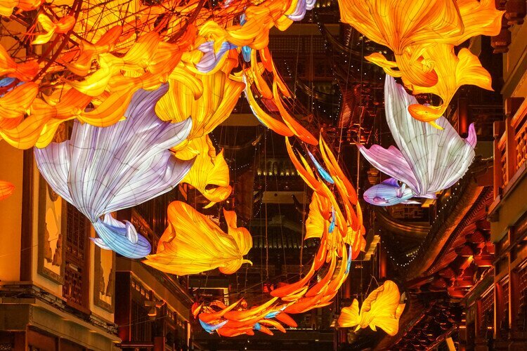 Festival de linternas Año Nuevo 2024: “Una noche de dragones y peces”