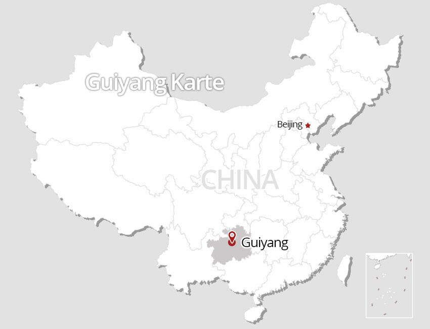 Map of Guiyang