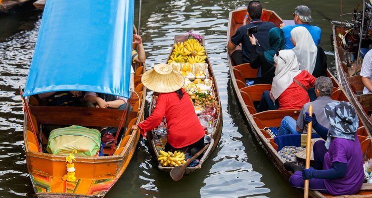 Schwimmender Markt von Damnoen Saduak