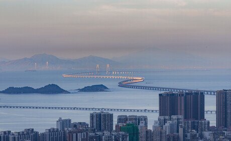 Die Hongkong-Zhuhai-Macau-Brücke