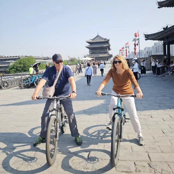 Radtour auf Xi'an Stadtmauer