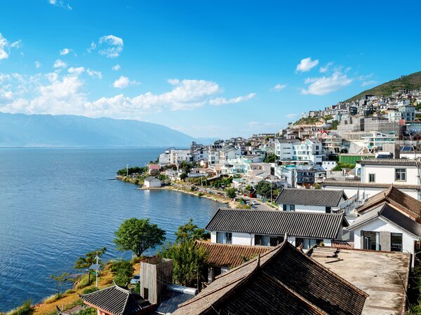 Lago Erhai e paesaggi naturali di Dali nello Yunnan