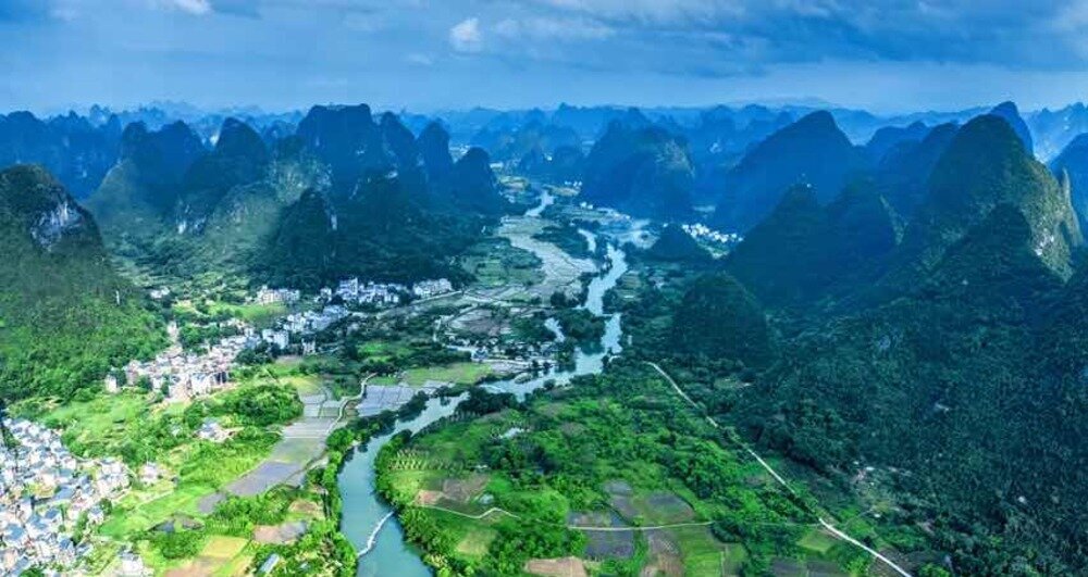 Rivière Yulong et Pains de sucre