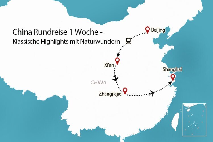 China Rundreise 10 Tage