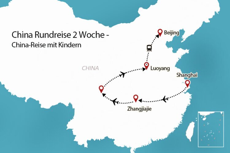 China Rundreise 2 Wochen