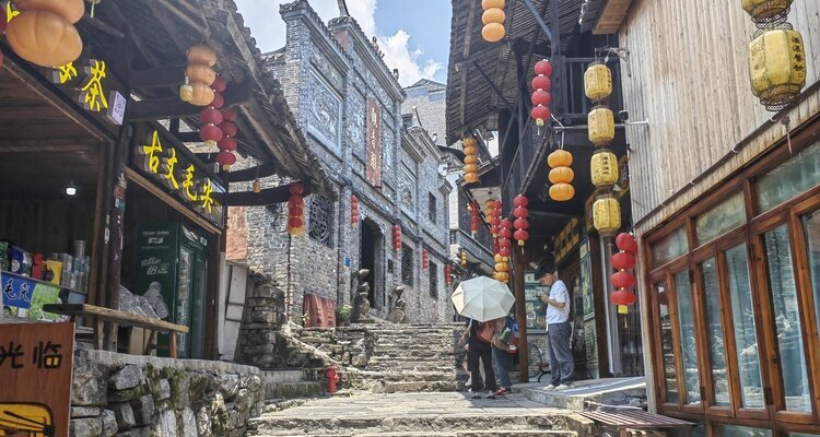Calle empedrada