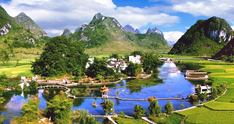 Verdant scenery of Goose Spring