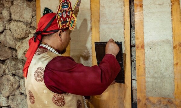 Visita a una familia tibetana