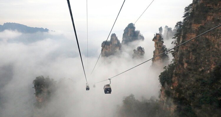 Tianmen Mountain cable car