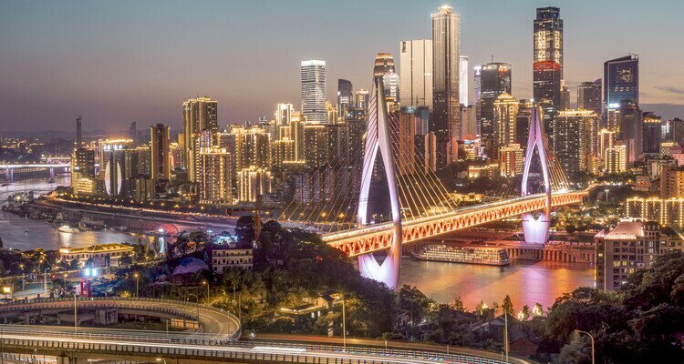 Night view from Tushan