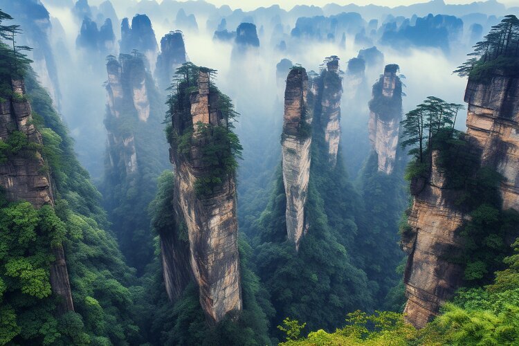 Zhangjiajie national forest park, yuanjiajie