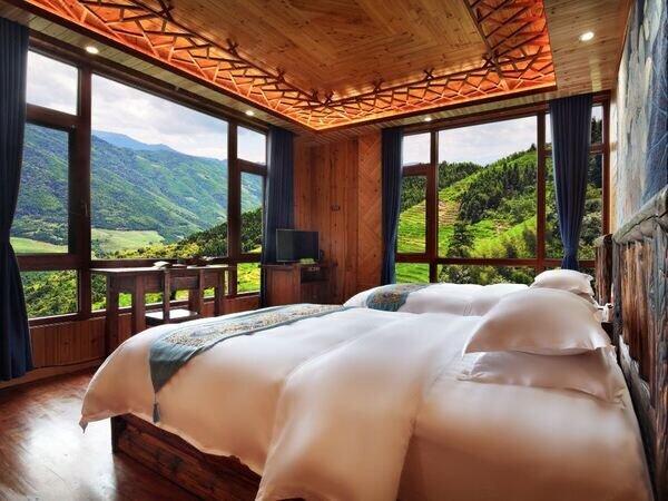 Boutique-Hotel aus Holz