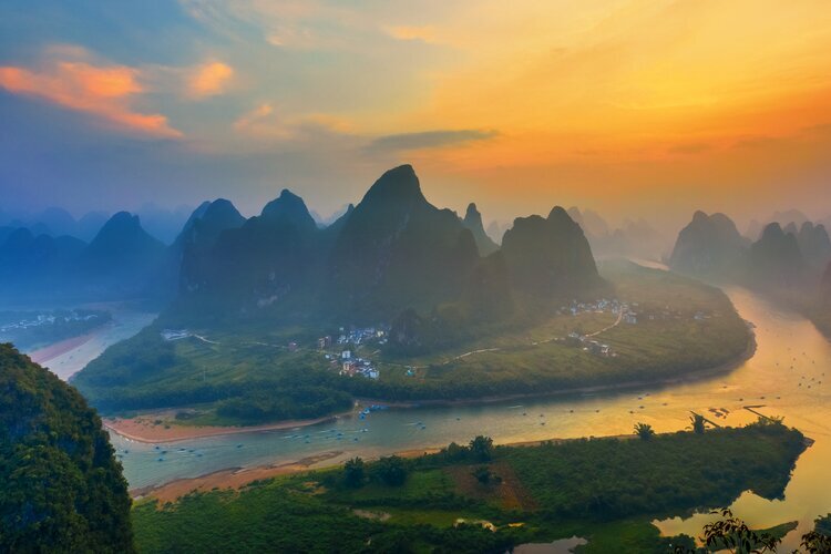 Яншо — живописная локация для фотографий в чжуанском костюме