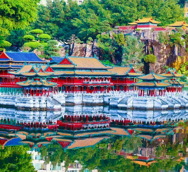 Splendid China Scenic Area in Shenzhen of China