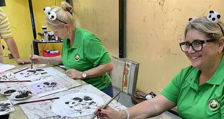 Panda Chinese Painting Experience