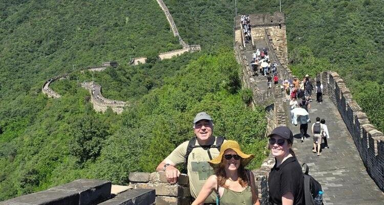Nuestros invitados visitaron la Gran Muralla de Mutianyu.