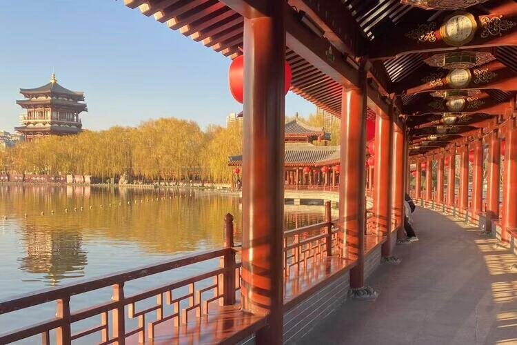 Colorful Clouds Long Corridor