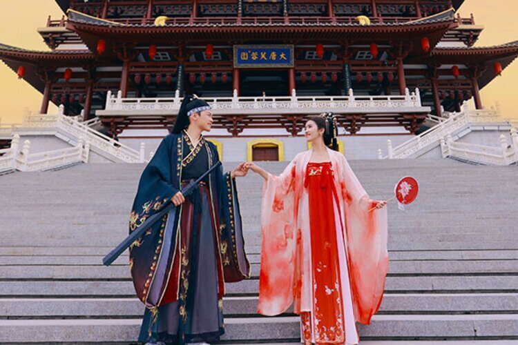 китайской традиционной одежды-ханфу