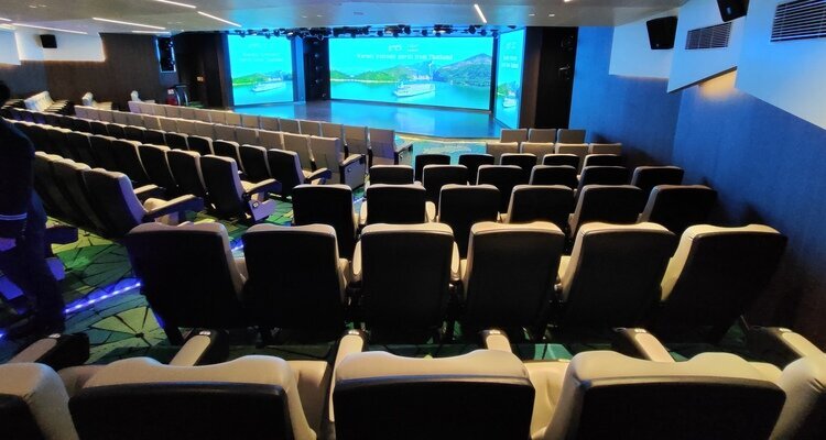 Seats in the performance room