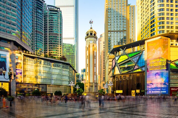  Jiefangbei Pedestrian Street