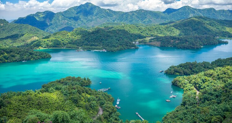 Landscape of Sun Moon Lake