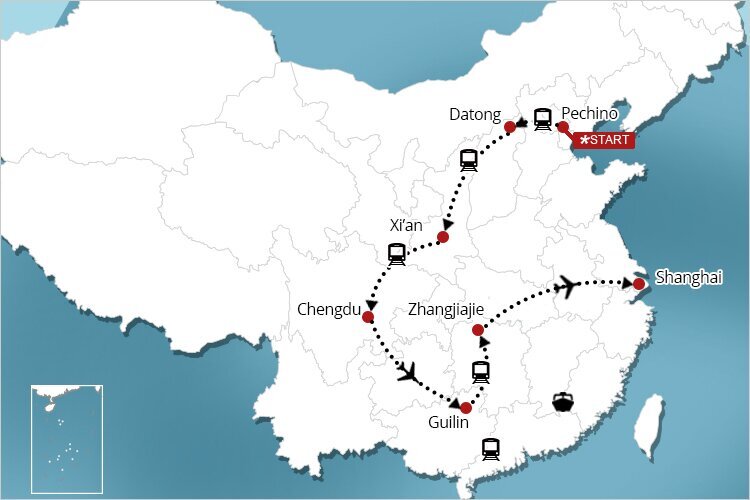 21 giorni viaggio in Cina