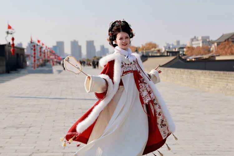 китайской традиционной одежды-ханьфу