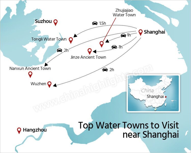 Water Towns Near Shanghai