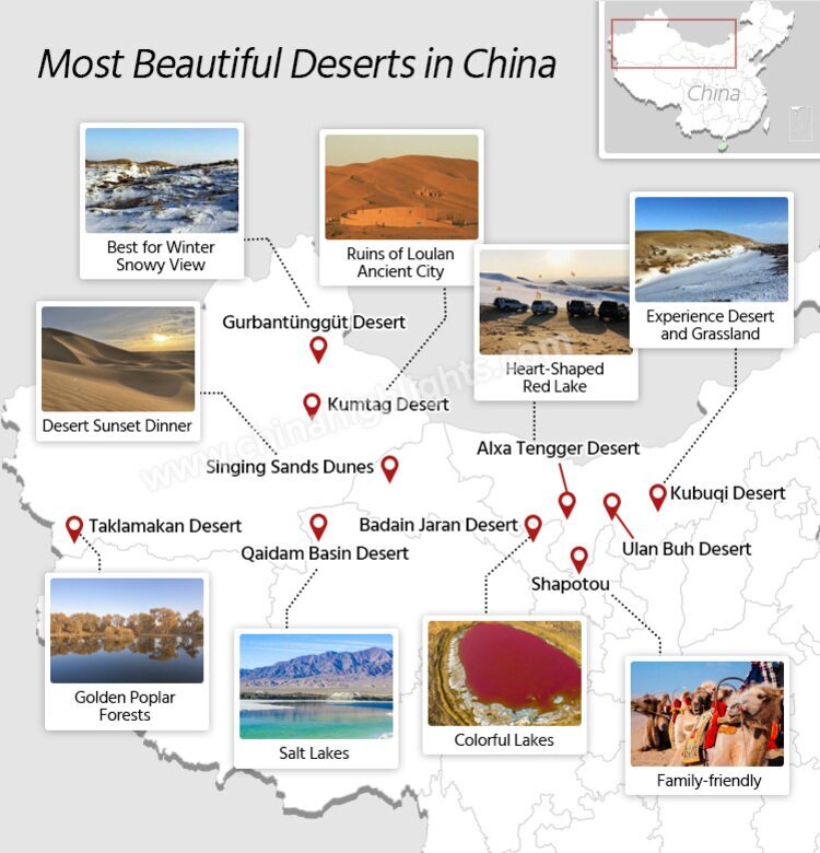 Most Beautiful Deserts in China