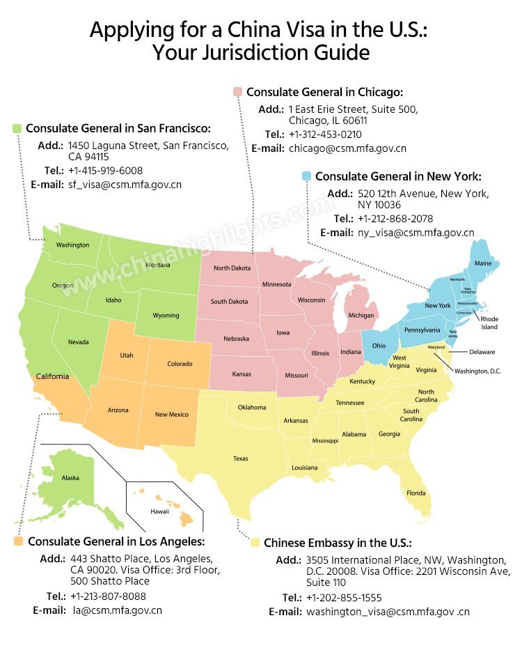 Applying to a China Visa in the U.S.