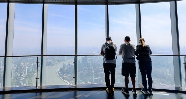 View on Shanghai Tower